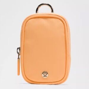 NWT CLIPPABLE NANO POUCH Rock Melon RKML Lululemon OOS SOLD OUT ONLINE! orange